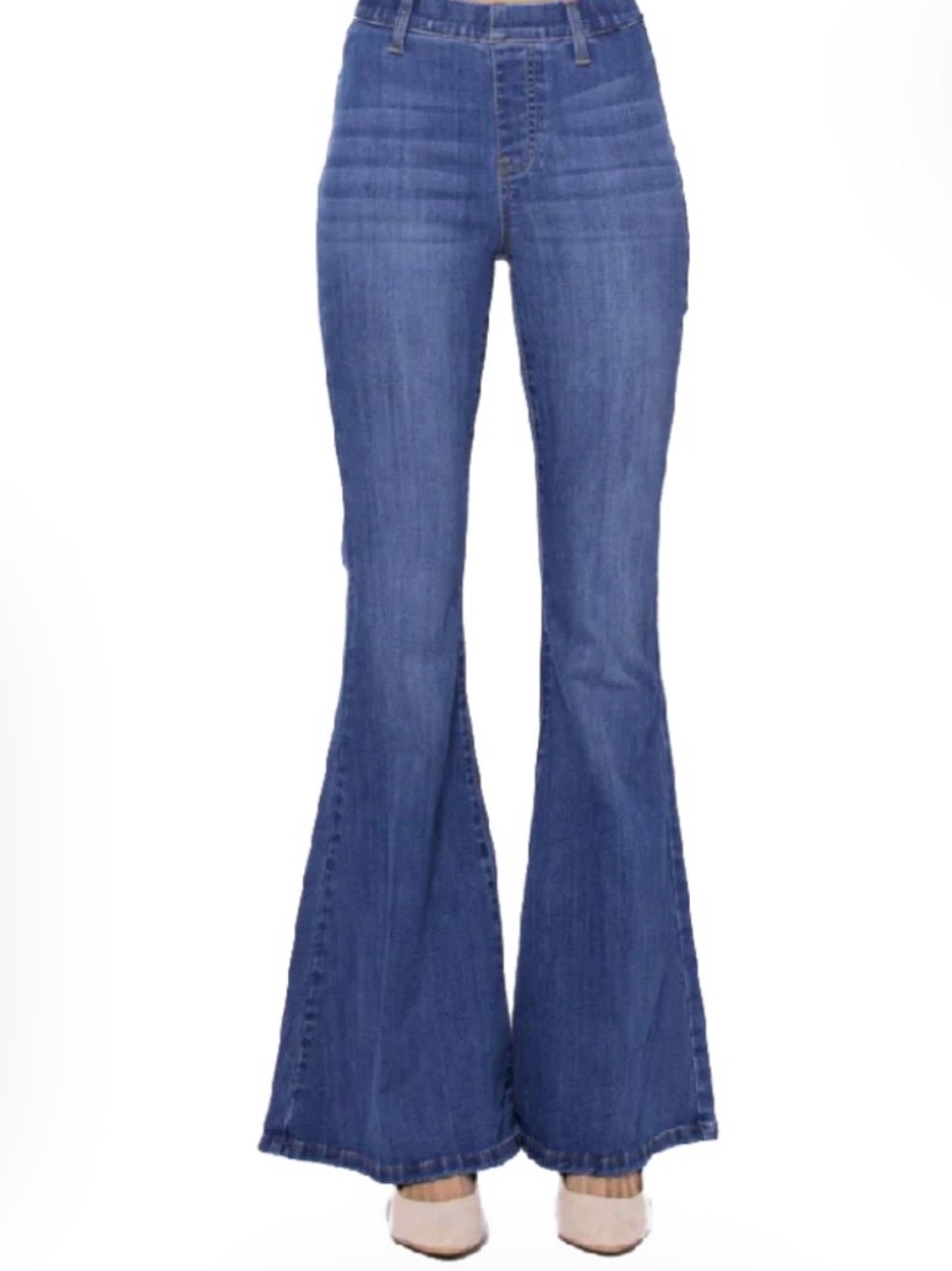 Judy Blue women’s super flare pull on jeans- new with tags.